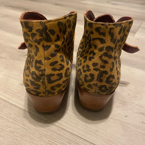 Monica Marquez Animal π Print Ankle Boots Shoes Leather Quality Sz 4 π²π½ 7.5 πΊπΈ - Picture 4 of 8